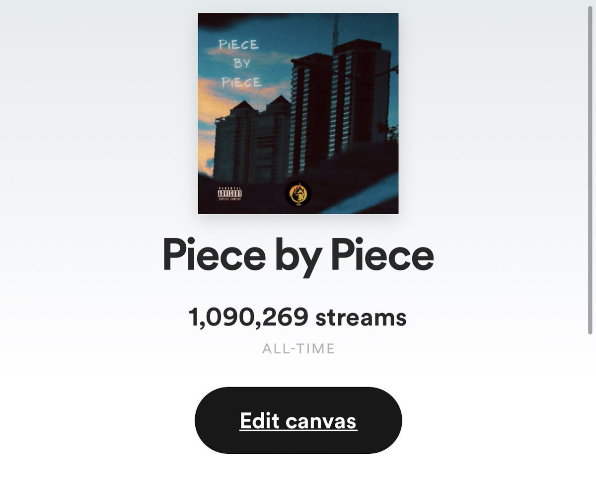 jonswaii's tweet photo. Ayo…. We officially hit 1 million fucking streams. 

1 million 100k to be exact. 

Major independent milestone. 

Can’t thank y’all enough !!!!! https://t.co/vrgwC33fKy