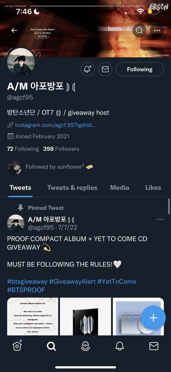 OurPrinces_BTS's tweet photo. @agcf95 im from usa and my username is veiifilm_ https://t.co/FvhpBYnE7F