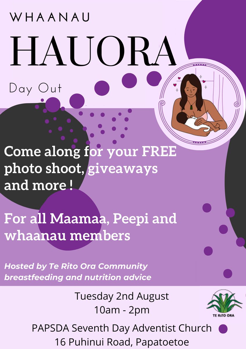 BeefLambNZ's tweet photo. 📅#Event: For all mums, pēpē and whānau members in South Auckland - connect with breastfeeding and nutrition health providers, including our team of Registered Nutritionists at the Te Rito Ora/Whaanau Hauora Day Out on Tuesday 2nd August. 

#IronWeek #WorldIronWeek https://t.co/LLxjEQdN1q