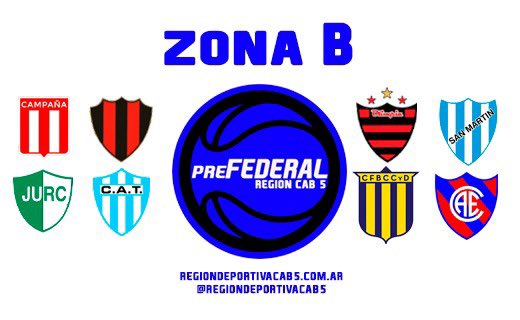 jurcbasquet's tweet photo. PREFEDERAL |ZONAS 
Zona 🅱️ - Pre Federal 5️⃣

Campaña (Carcaraña)
Atlético Carcaraña 
Centenario FBBCyD (Venado Tuerto)
Olimpia BBC ( Venado Tuerto)
San Martín (Martín Juárez)
Atlético Elortondo 
Juventud Unida (Cañada Rosquín)
Club Atlético Trebolense 

#prefederal #basquet https://t.co/pY8D4BVnxr