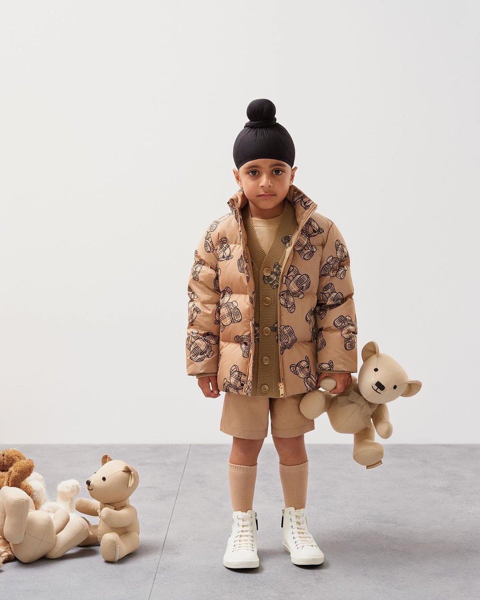 Great to see Burberry using a young Singh for their campaign. Representation matters.