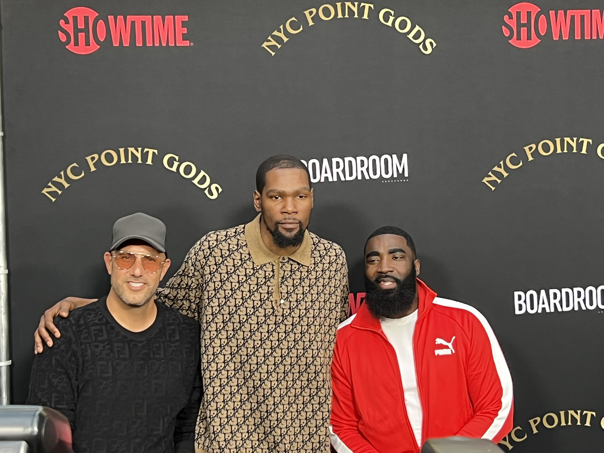 Nick Friedell on Twitter "KD is here for the premiere of Point Gods as