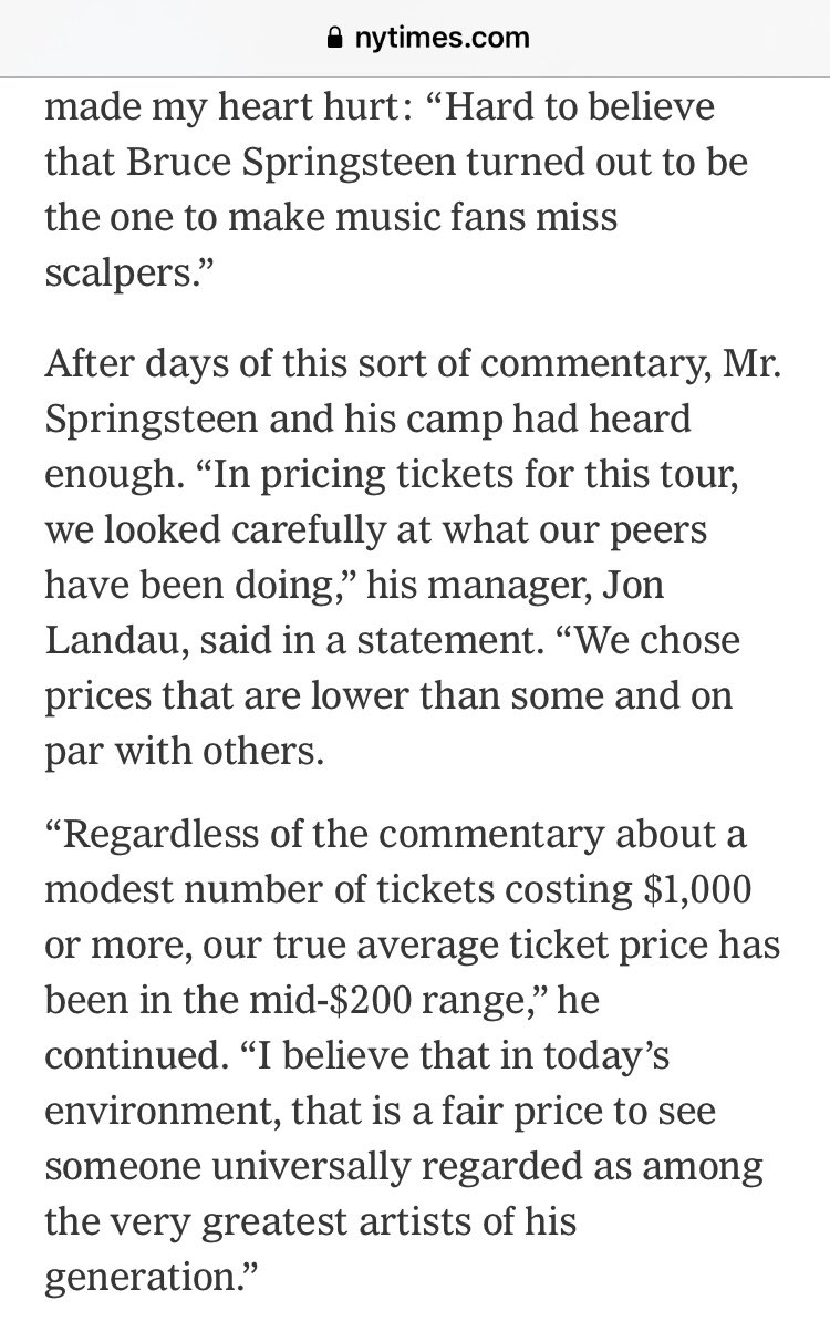 backstreetsmag's tweet photo. Oh, and don’t let our tweeting quotes keep you from reading the entire @nytimes article. https://t.co/JhpR6zFWlq

You’d miss gems like this:

“After days of this sort of commentary, Mr. Springsteen and his camp had heard enough.” https://t.co/st8ruI41Pr