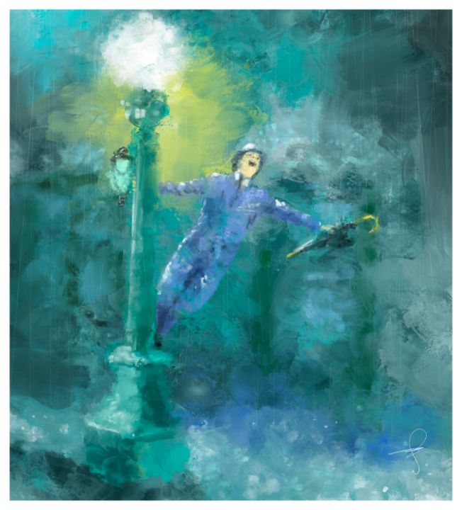 Featured Art of the Day: "Rain Dance". Buy it at: ArtPal.com/Bermundo?i=211…