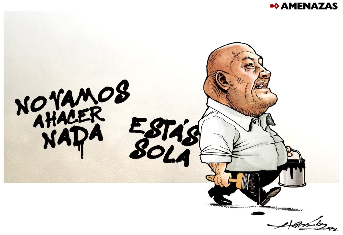 Este es mi cartón de hoy, pero veo que es un cartón muy equivocado: el gobierno de Alfaro sí está haciendo algo: revictimizando a Luz Raquel.