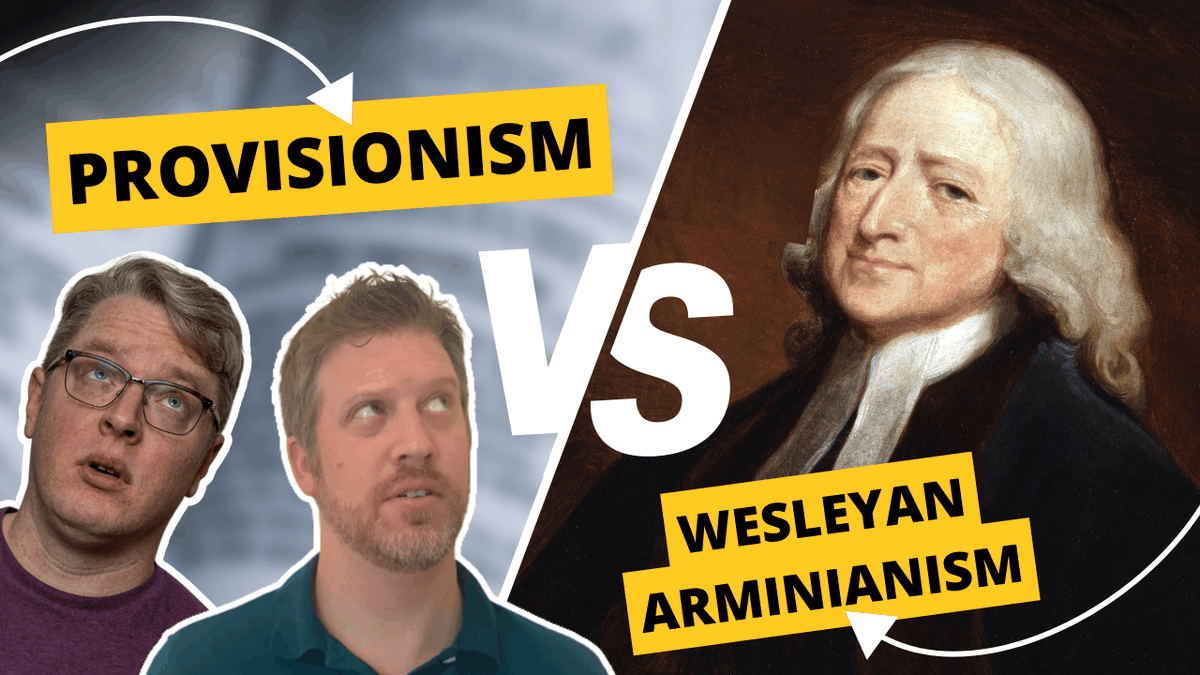 ProvisionistP's tweet photo. "Sinless Perfection - Discussing Nazarene Articles of Faith"
Drew and Eric reconvene after a long hiatus to discuss the Wesleyan-Holiness tradition and their theological convictions, comparing and contrasting with Provisionism.
#Arminianism #SinlessPerfection (link in bio) https://t.co/6eyhibJcqM