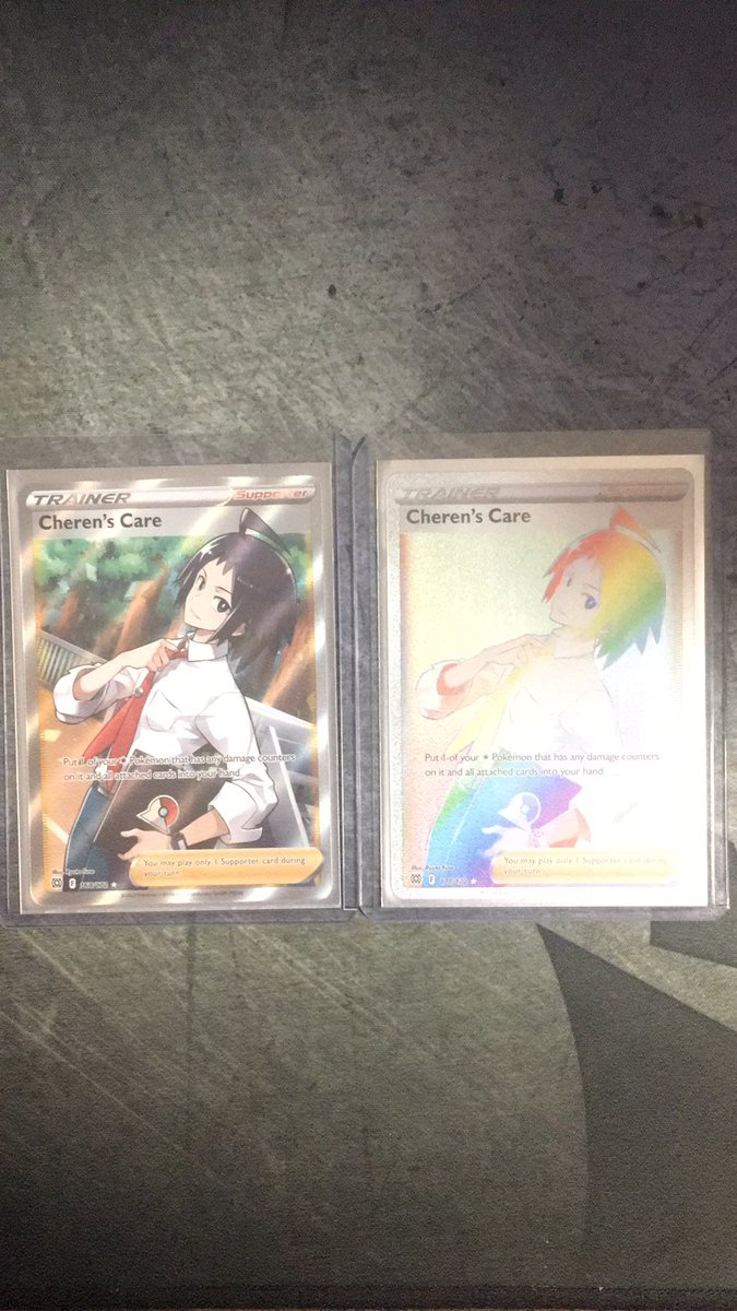 Cheren’s care full art and secret- $7 for both, will split if needed

Offers welcomed, $50 or more ships free BMWT