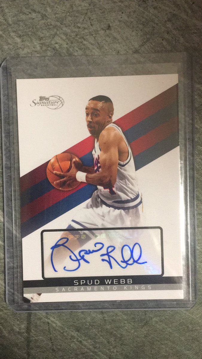 Last few cards coming up! Spud Webb auto- $10

Offers welcomed, $50 or more ships free BMWT