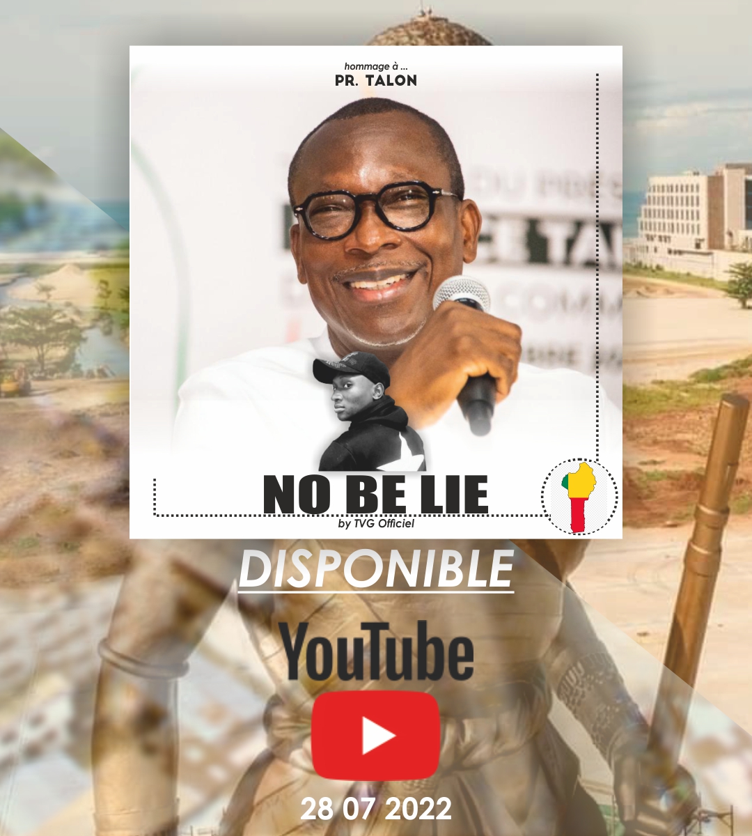 TVG_Officiel's tweet photo. #No_be_lie ( hommage à PR. TALON )
Rendez-vous le Jeudi soir à 22h00 sur YouTube via : https://t.co/4GkJecH8b8
E NAN FA DEBOUAA 🔥🔥🔥
Abonner &amp; Partager
#TVG_Officiel
#Patrice_Talon
#gouvernementdubenin
#waséxo
#ortb_info
#capfm
#radiobenin
#Luc_S._Atrokpo https://t.co/1dmtUu7tHK