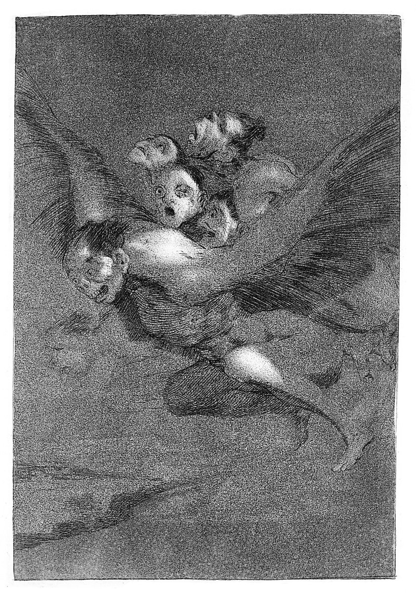 doomedparade's tweet image. #Weakling. I stumbled across the original cover art for the most sought after USBM album since ‘00. An album so off the charts good that the band just fcked off right after knowing it could never be topped.

Art: “Buen Viaje”
Artist: Francisco de Goya, 1799
Album: Dead as Dreams