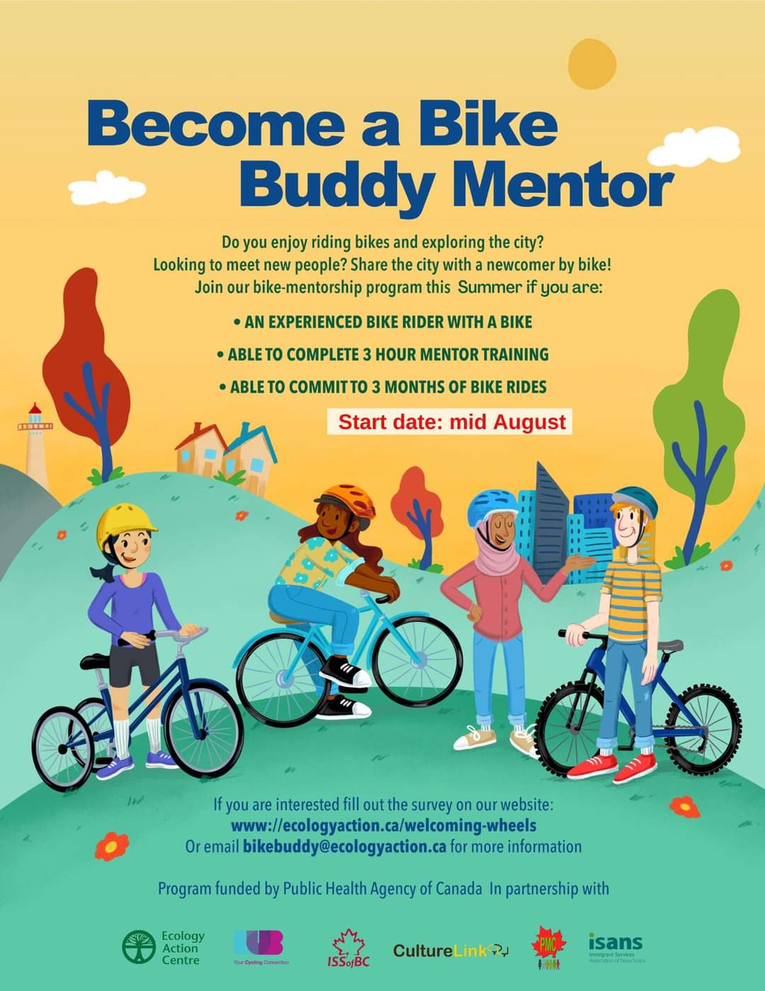 Halifax Cycling on X: The @EcologyAction is looking for volunteer mentors  for their Bike Buddy program! Help a newcomer become more confident biking  in Halifax and share your skills Contact bikebuddy@ecologyaction.ca for