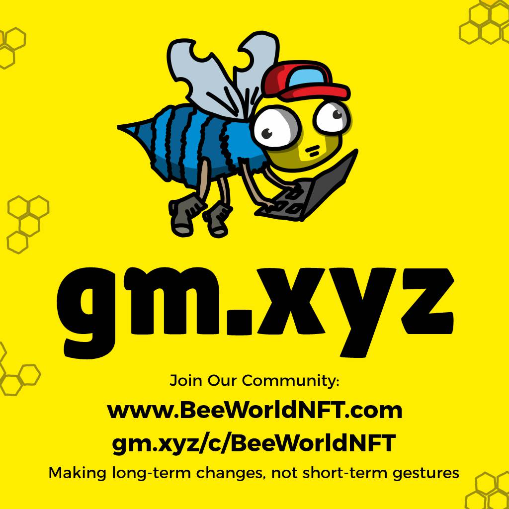 BeeWorldnft123's tweet image. Come join our community. Let's help save the bees together ❤️ 
#savethebees #nft #NFTProject #NFTCommuntiy