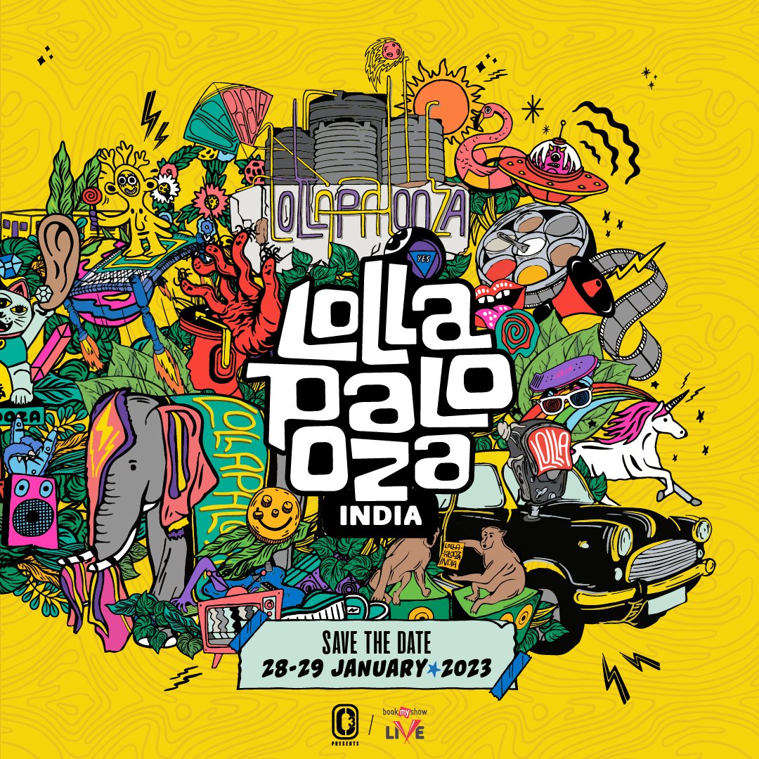 LollaIndia's tweet photo. 𝙒𝙚'𝙫𝙚 𝙖𝙧𝙧𝙞𝙫𝙚𝙙. 😮 #LollaIndia https://t.co/9a6Mpd5N7y