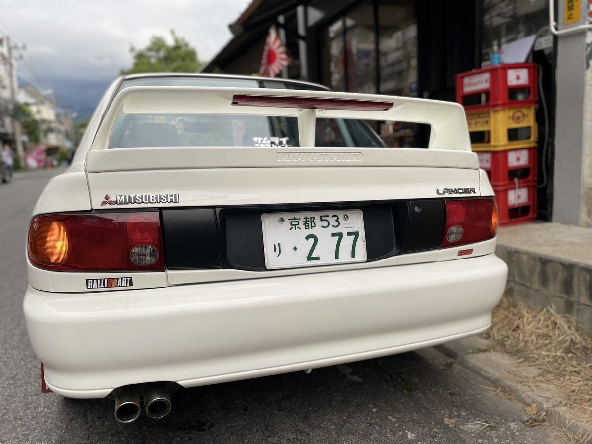 SamuraRei's tweet photo. めっちゃ速い 軽い #ランエボ2RS
#太郎らーめん総本店 #fulltime4wd
#4g63t #mitsubishi #三菱自動車
俺のランエボ #รถ90 #ce9a #lancerevolution2rs #emperor https://t.co/0sRomNc9Ys