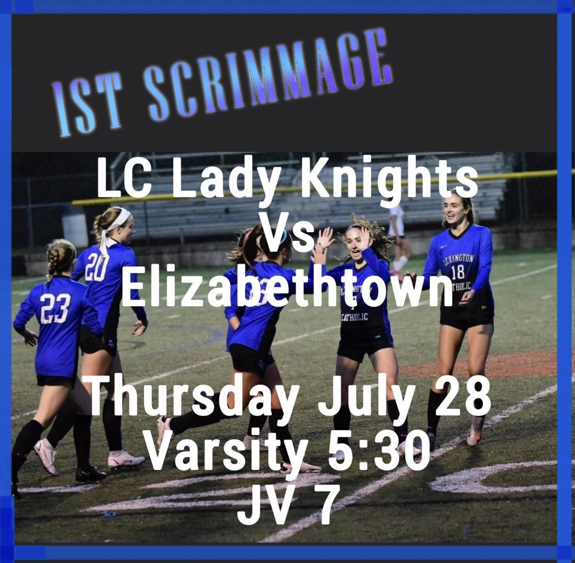 T H U R S D A Y ! #letsgooo <a href="/LC_Dungeon/">Knight Rider</a> <a href="/LexCathSports/">Lex Cath Athletics</a> 💙⚔️💪🏻⚽️
