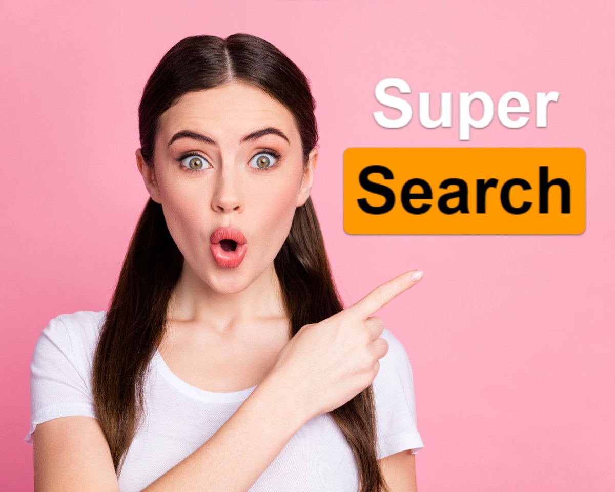 Introducing: 💥SuperSearch💥
What makes it “super”?  Try it and see for yourself. 😉