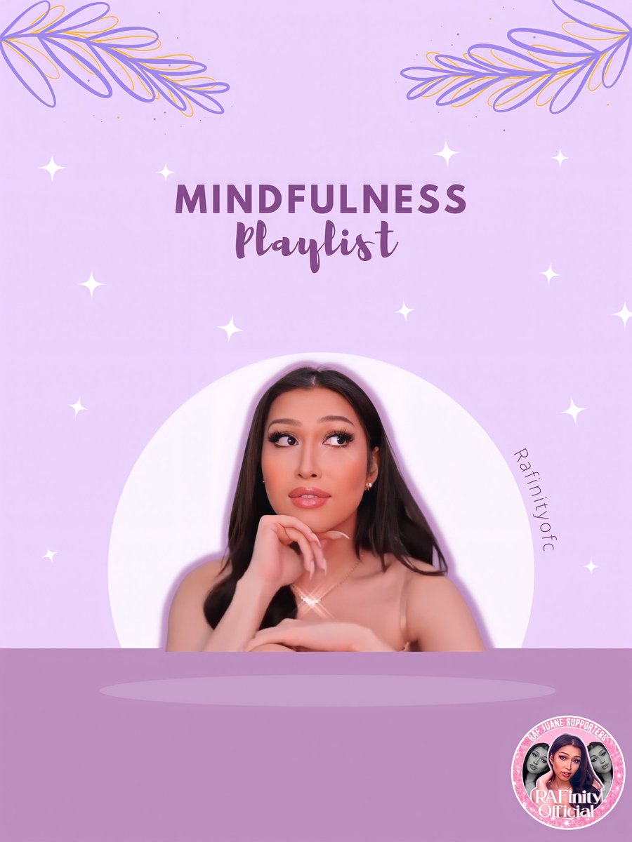ialwaysmiks's tweet image. Good day, everyone. I created a Spotify mindfulness playlist to help you relax whenever you feel stressed. 

Enjoy your day and stay safe! 

Music Link: open.spotify.com/playlist/2HMTf…

#RafJuane 
#Rafinity