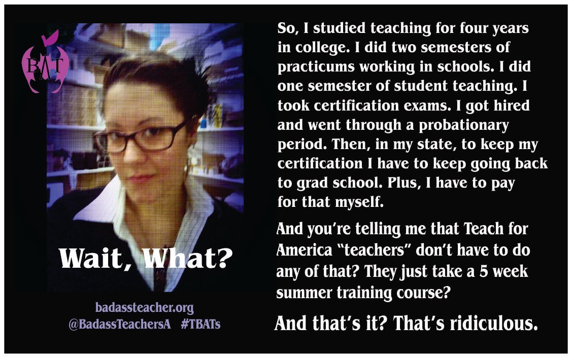 NYStateBATs (@nystatebats) on Twitter photo ALL children deserve fully trained and certified teachers. Not amateurs. #TBATs @NPEaction <a href="/massbats/">MassBats</a> <a href="/NHampshireBATs/">New Hampshire BATs</a> <a href="/MaineBATs/">Maine BATs</a> <a href="/RhodeIslandBats/">Rhode Island BATs</a> <a href="/ctbadassteacher/">ctbadassteachers</a> <a href="/VermontBATs/">VermontBATs</a> <a href="/NJBatsa/">NJ Bats</a> <a href="/KentuckyBATs/">Kentucky BATs</a> <a href="/FLBATsA/">@FLBATs</a> <a href="/IllinoisBATs/">IllinoisBATs</a> ALL children deserve fully trained and certified teachers. Not amateurs. #TBATs @NPEaction <a href="/massbats/">MassBats</a> <a href="/NHampshireBATs/">New Hampshire BATs</a> <a href="/MaineBATs/">Maine BATs</a> <a href="/RhodeIslandBats/">Rhode Island BATs</a> <a href="/ctbadassteacher/">ctbadassteachers</a> <a href="/VermontBATs/">VermontBATs</a> <a href="/NJBatsa/">NJ Bats</a> <a href="/KentuckyBATs/">Kentucky BATs</a> <a href="/FLBATsA/">@FLBATs</a> <a href="/IllinoisBATs/">IllinoisBATs</a>