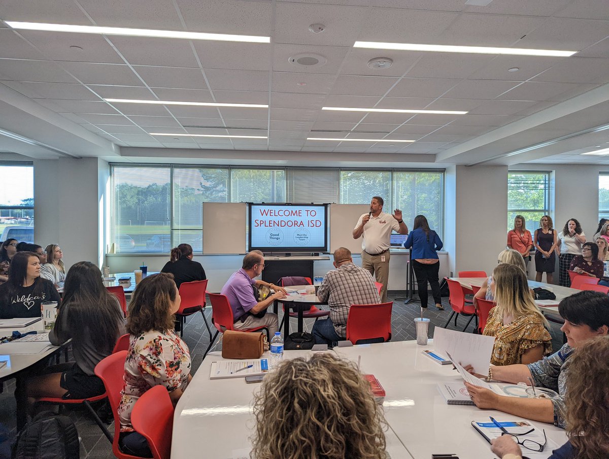 New Teacher Induction Day 1 was amazing! We are so grateful for our new teachers! 
<a href="/SplendoraISD/">Splendora ISD</a> 
#cultivatingexceptionalpeople