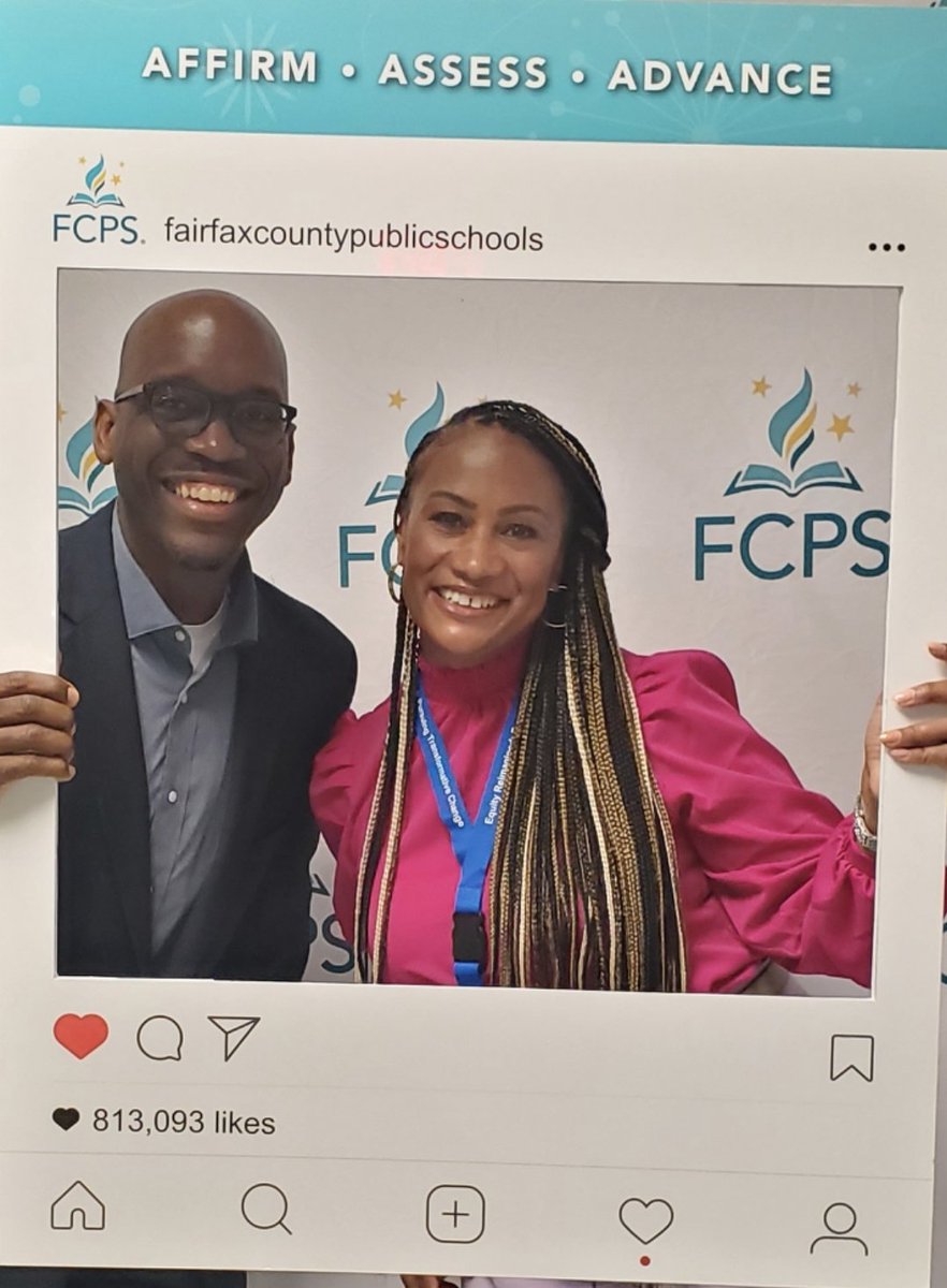 WestPoHoops's tweet photo. Very proud to have represented🏀 #WPHoops &amp; @theWPboard at the #FCPSEquityReimagined summit speaking our truth in the community circle. @drNEKing No mascot rivalries today @jvrog18 we're all on the same team on this equity work 😊. Great event @FCPSEquity, very honored! https://t.co/bP6vAu8h6R
