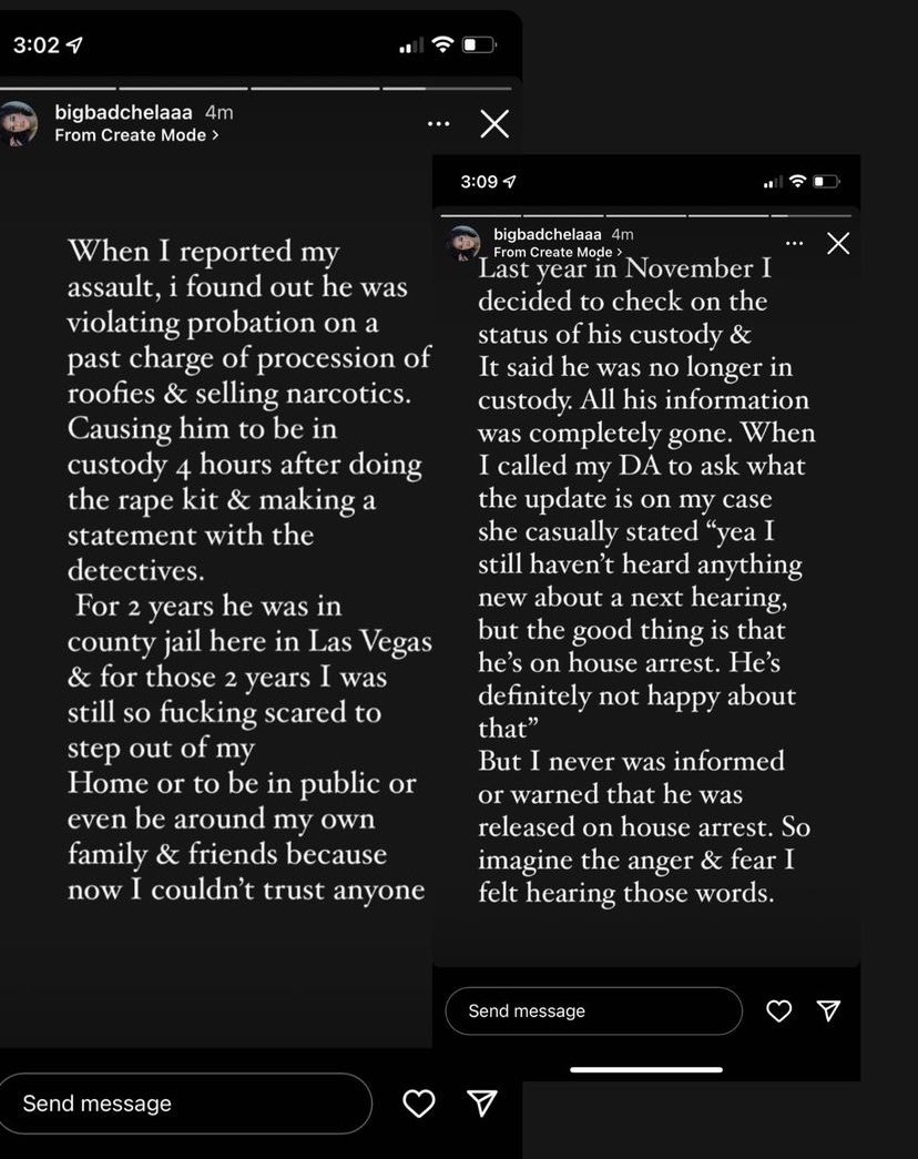 TheyLuvChela's tweet photo. If u guys could please take the time to read my sexual assault story &amp; share to spread awareness. I will get my fucking Justice. Rogelio Ruiz U WILL BE PUT IN PRISON. I WILL NOT REST UNTIL U DO. https://t.co/meTI9iAEEa