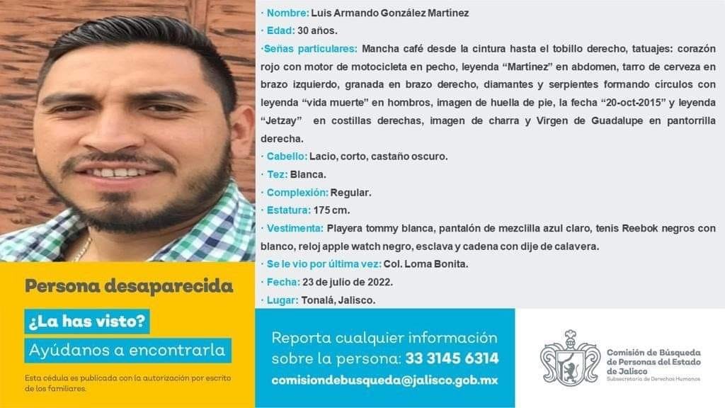 AYUDENME A COMPARTIR POR FAVOR 
Luis Armando González Martínez desaparecido el 23 de Julio en la colonia Loma Bonita.
#LUISARMANDOGONZALEZMARTINEZ