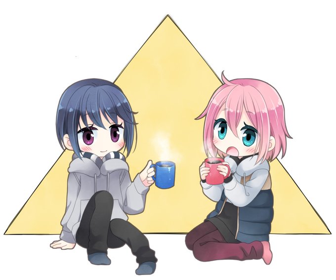 映画ゆるキャン見に行ったよ!っていうのと
あそーと2も回してきたよ!っていうのを同時に伝えようとした絵 