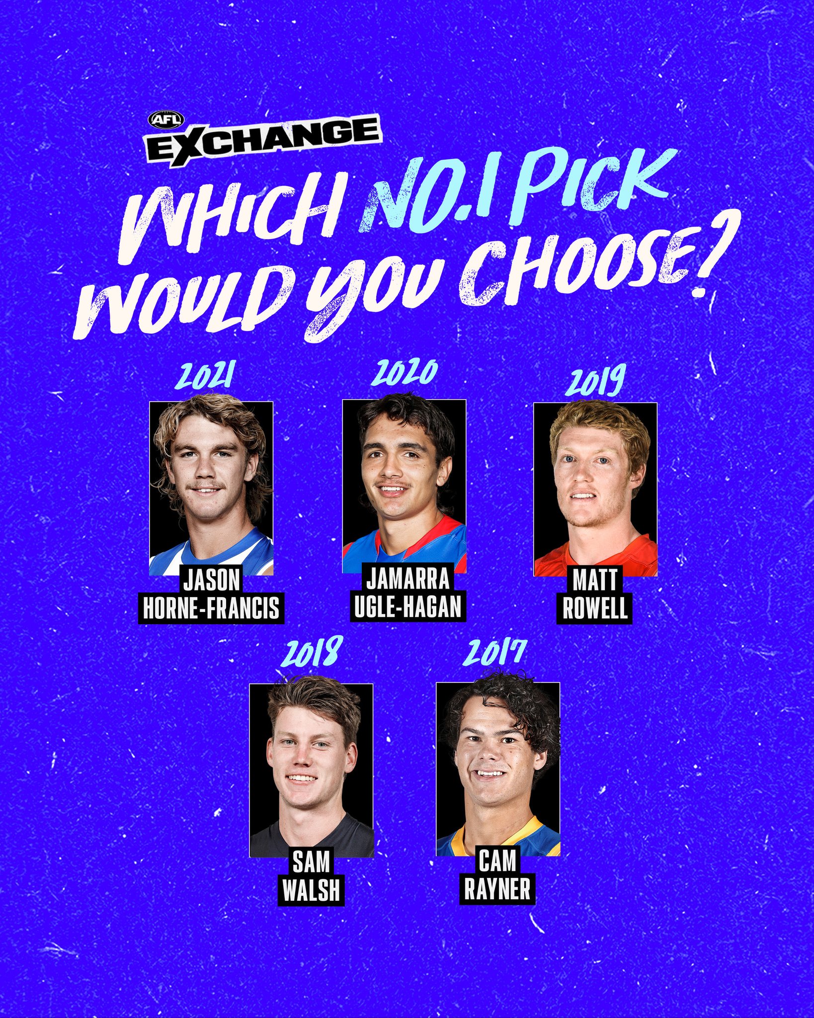 AFL on Twitter "If you had to pick one of the past five number one draft picks to build your