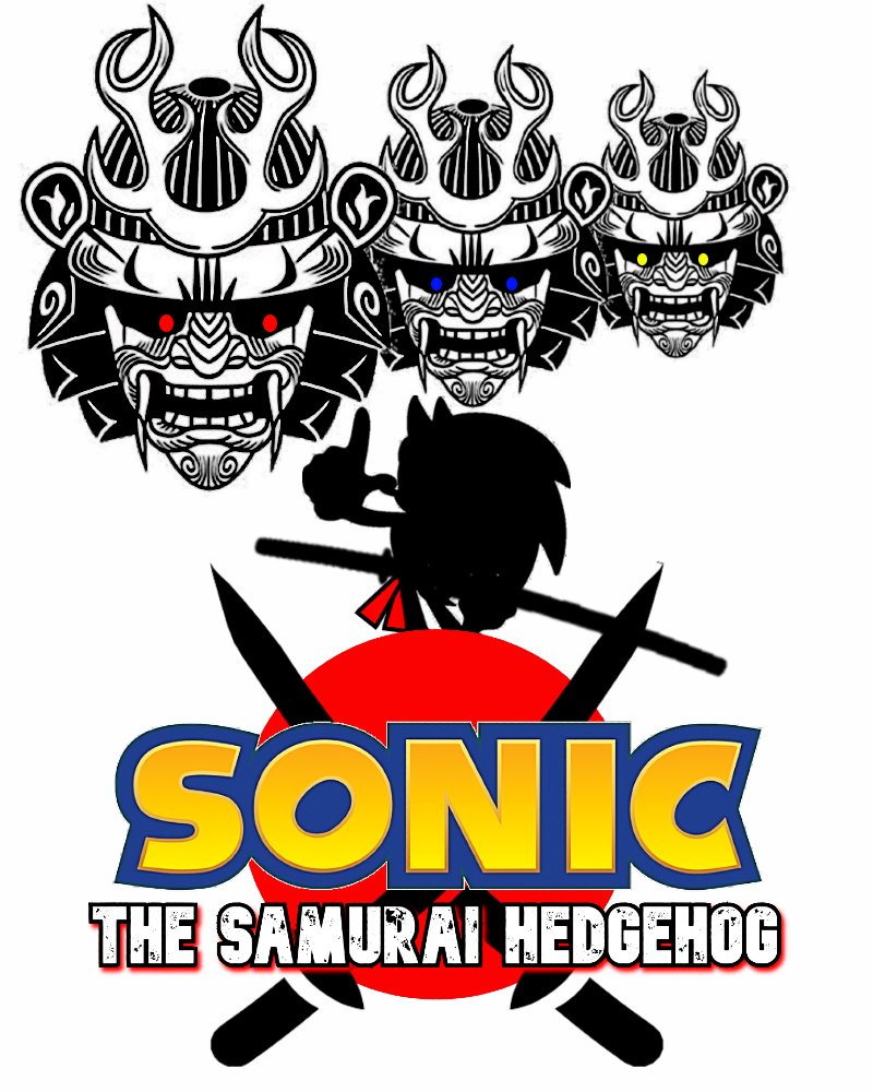 edgy sonic the hedgehog fanfiction cover art, anime,, Stable Diffusion