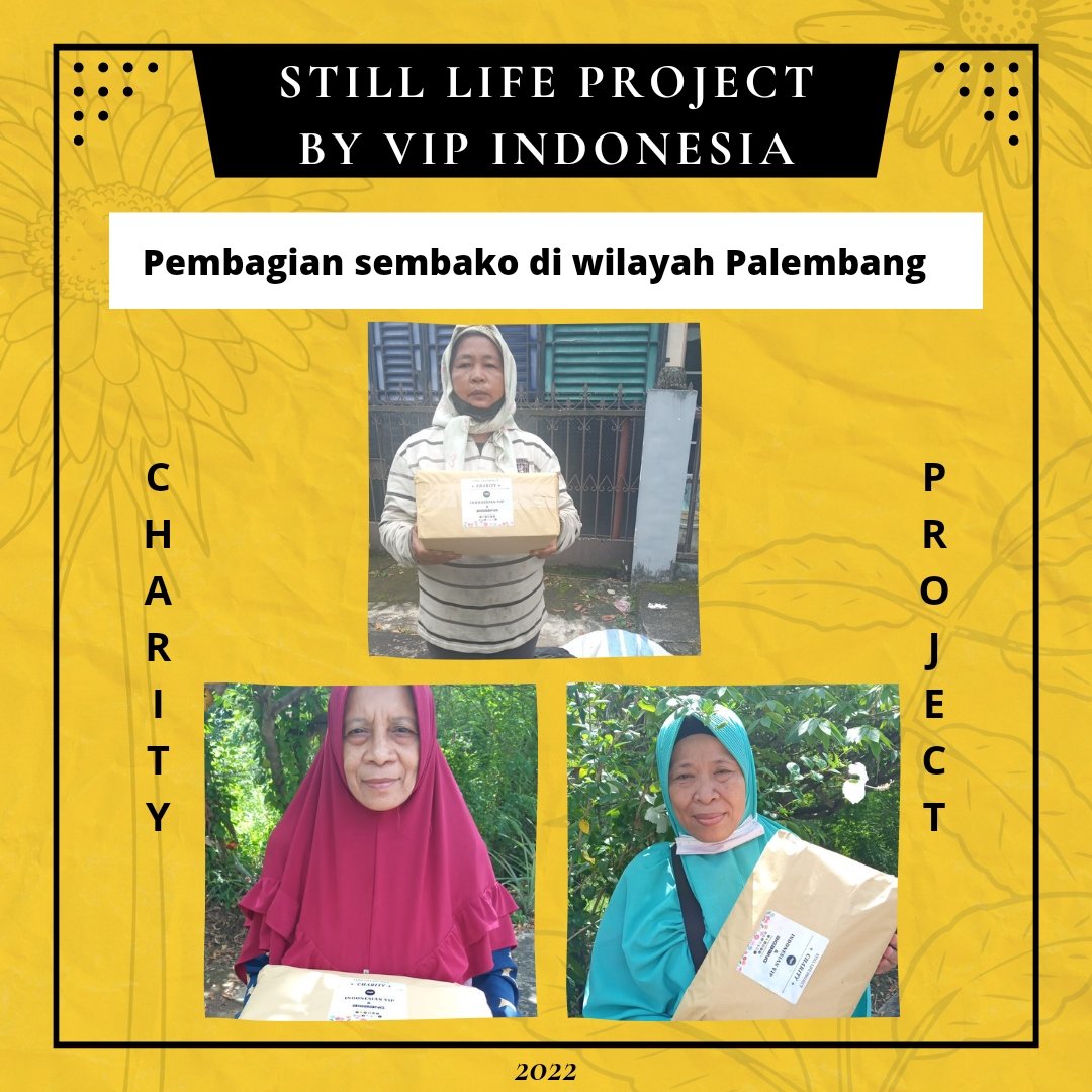 VIPs_indo's tweet photo. [ Update #StillLifeProjectINA ]

Pembagian sembako di wilayah Palembang dari VIP (Fans BIGBANG)
Juni 2022

thankyou so much atas donasinya yaa teman-teman VIPs 💛

#StillLife
#봄여름가을겨울
@YG_GlobalVIP https://t.co/MXfa8BHXLs