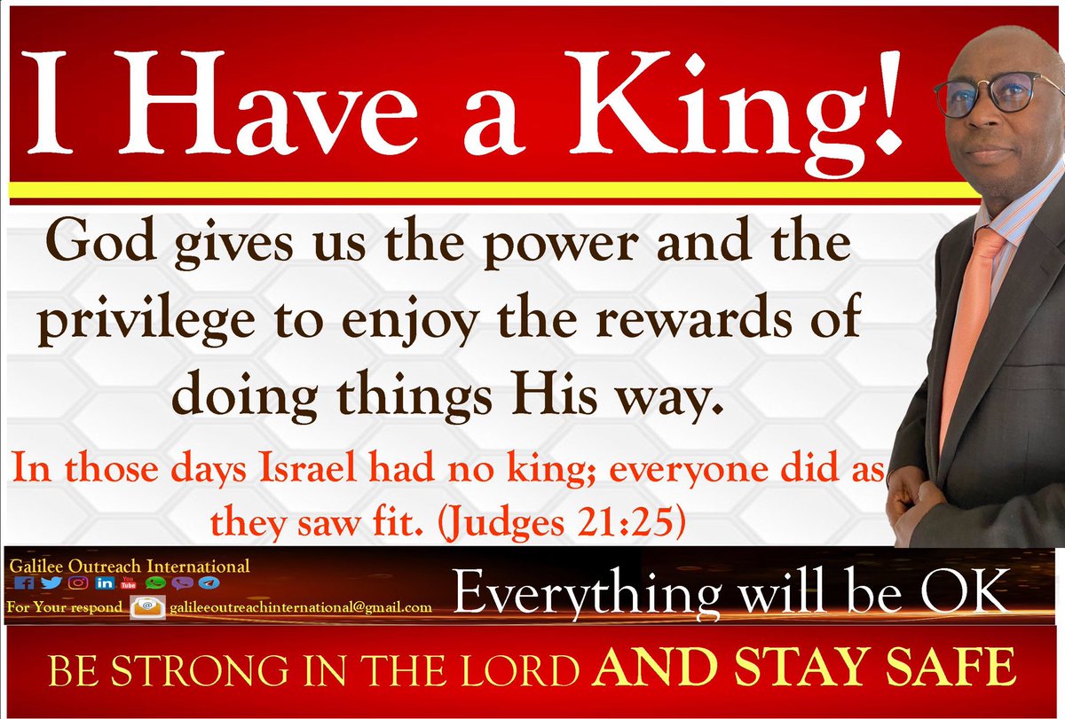 galileeoutreach's tweet image. I Have a King!
