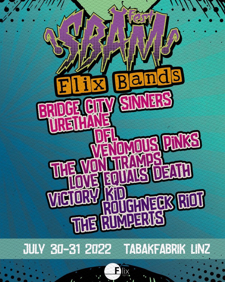 So many friends playing this amazing fest in Linz! @sbamrocks