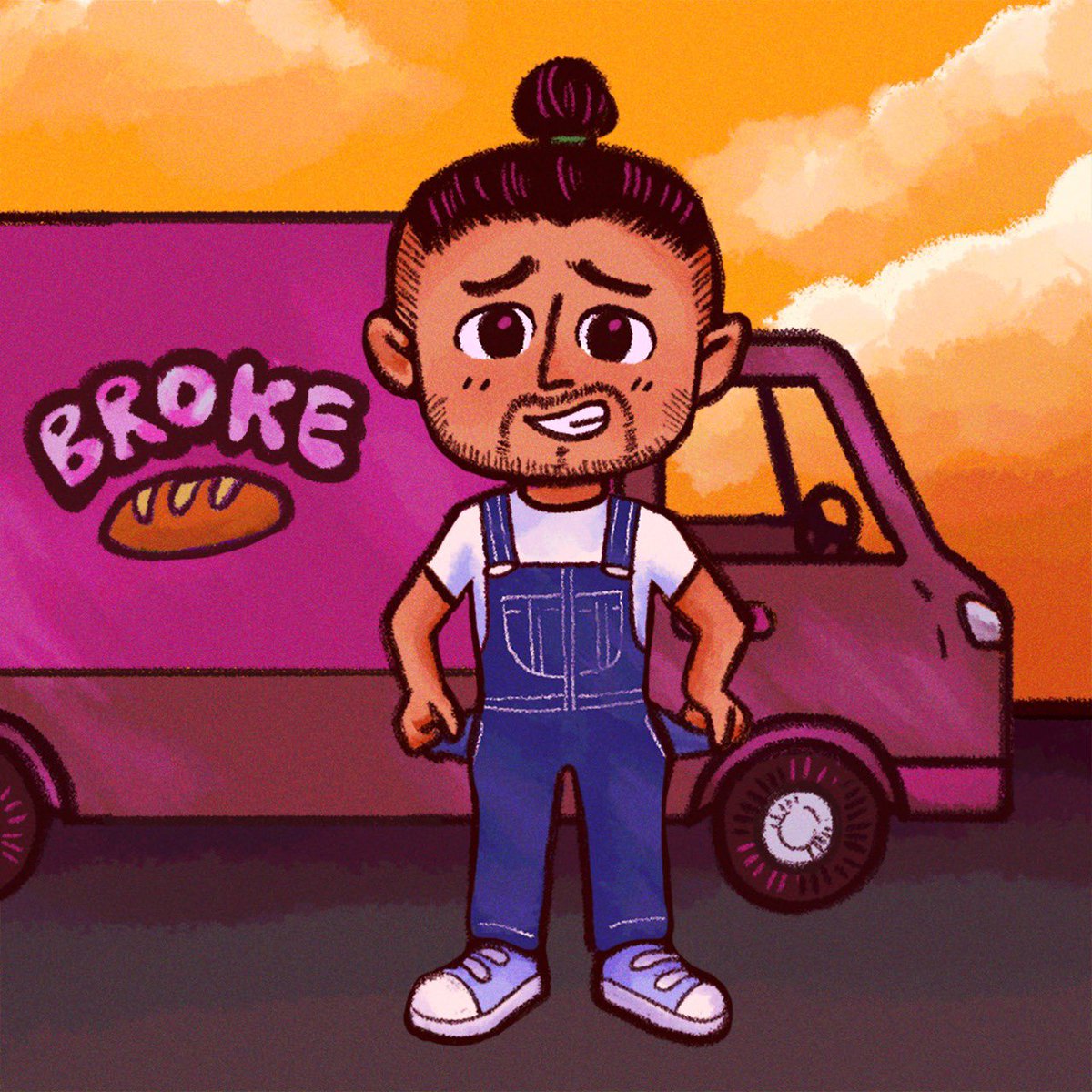 My new song “Broke” is out on all platforms! Go stream!! 😊 smarturl.it/abe-broke