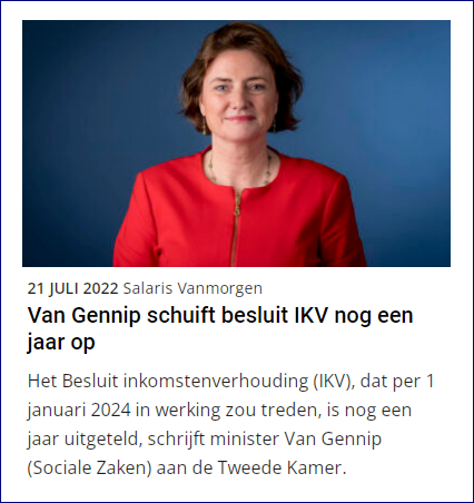 Salarisburo's tweet photo. @Taalvoutjes Ingewikkelde materie dat IKV. De minister ligt inmiddels ook uitgeteld op de bank. https://t.co/v2nJZZSgeh