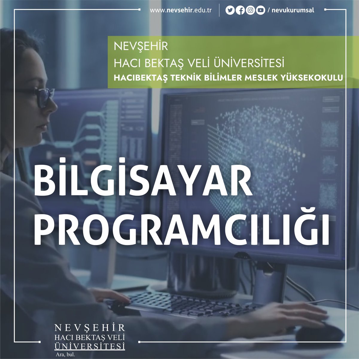 nevukurumsal's tweet image. #NEVÜ Bölümleri 2022 
📍web.nevsehir.edu.tr/tanitim/
📍hbmyo.nevsehir.edu.tr/tr
#BilgisayarProgramcılığı #YKS2022 #Tercih2022 #Kapadokya #Üniversite #Hacıbektaş