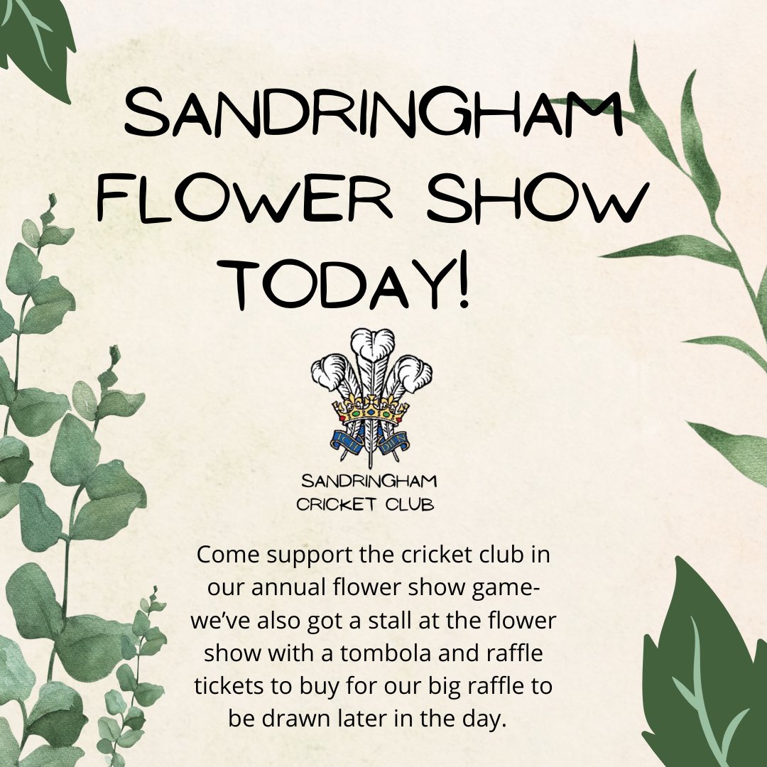 sandringhamcc1's tweet photo. 🏏 #cricket #sandringham #sandringhamflowershow #queen #princecharles #camila https://t.co/CTMgSEEooA