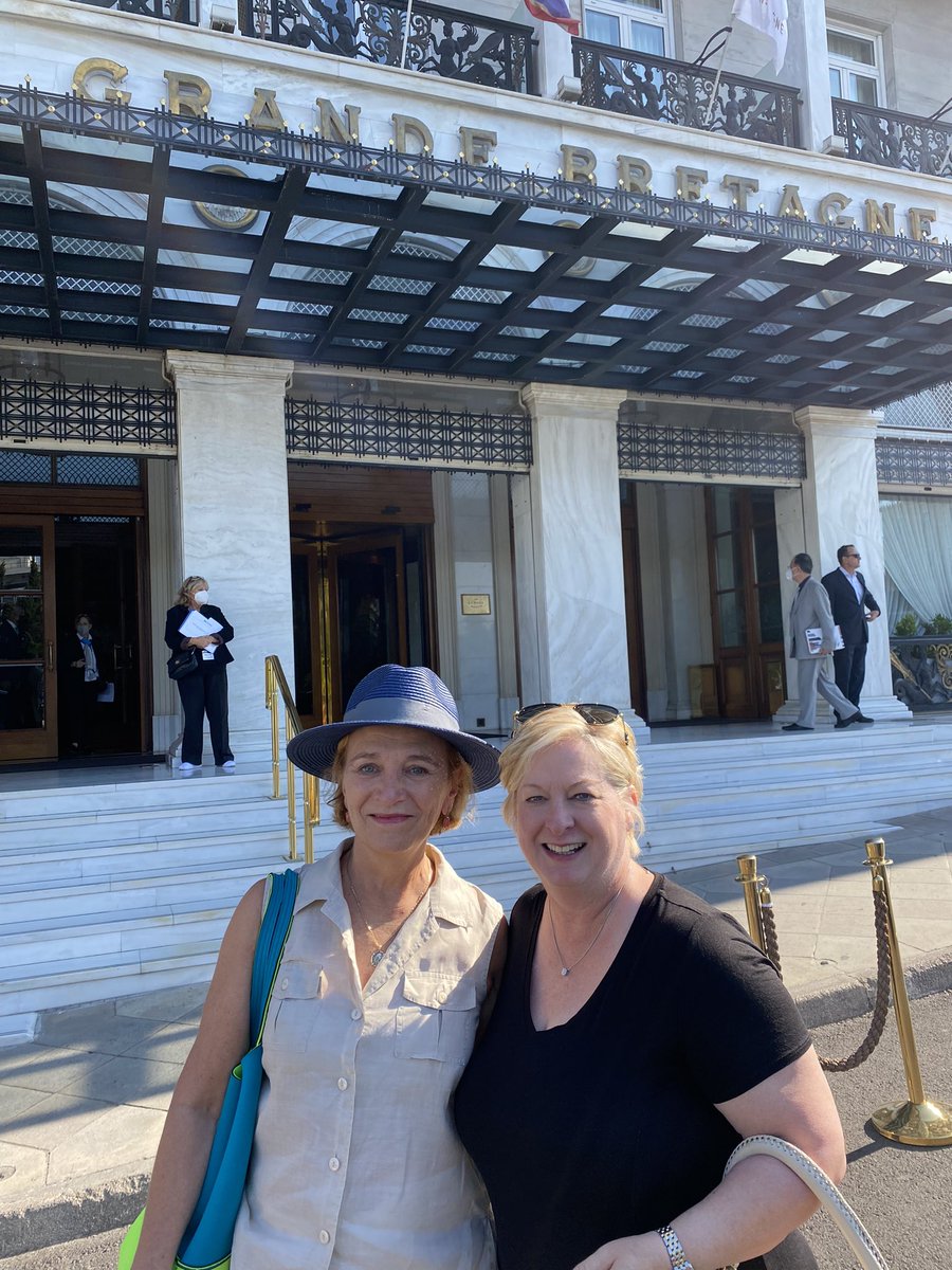 Just ran into my dear friend @StOngeMiami in Athens.  #SmallWorld <a href="/GUMedicine/">Georgetown Medicine</a>