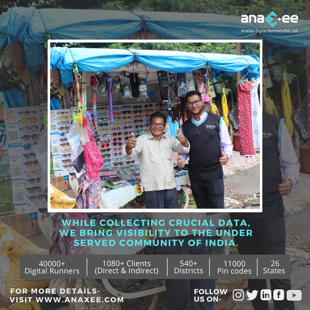 While collecting Crucial Data, We bring visibility to the underserved community of India.

Anaxee- India's Reach Engine

#reach #anaxee #india #visibility #community #data #tweet #social