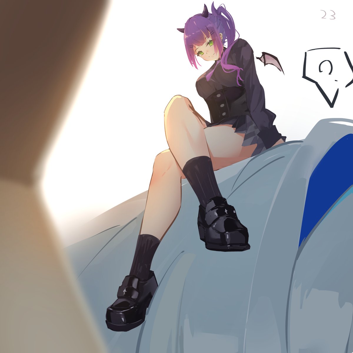 #TOWART #常闇トワ新衣装 #100日チャレンジ 
日:23
?