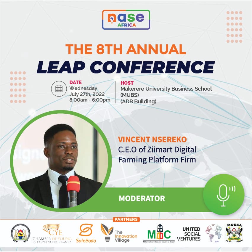 Today our founder @nserekovincents  leads the discussion as to how we can inspire more entrepreneurs at the LEAP Conference #hostedbyvincent
