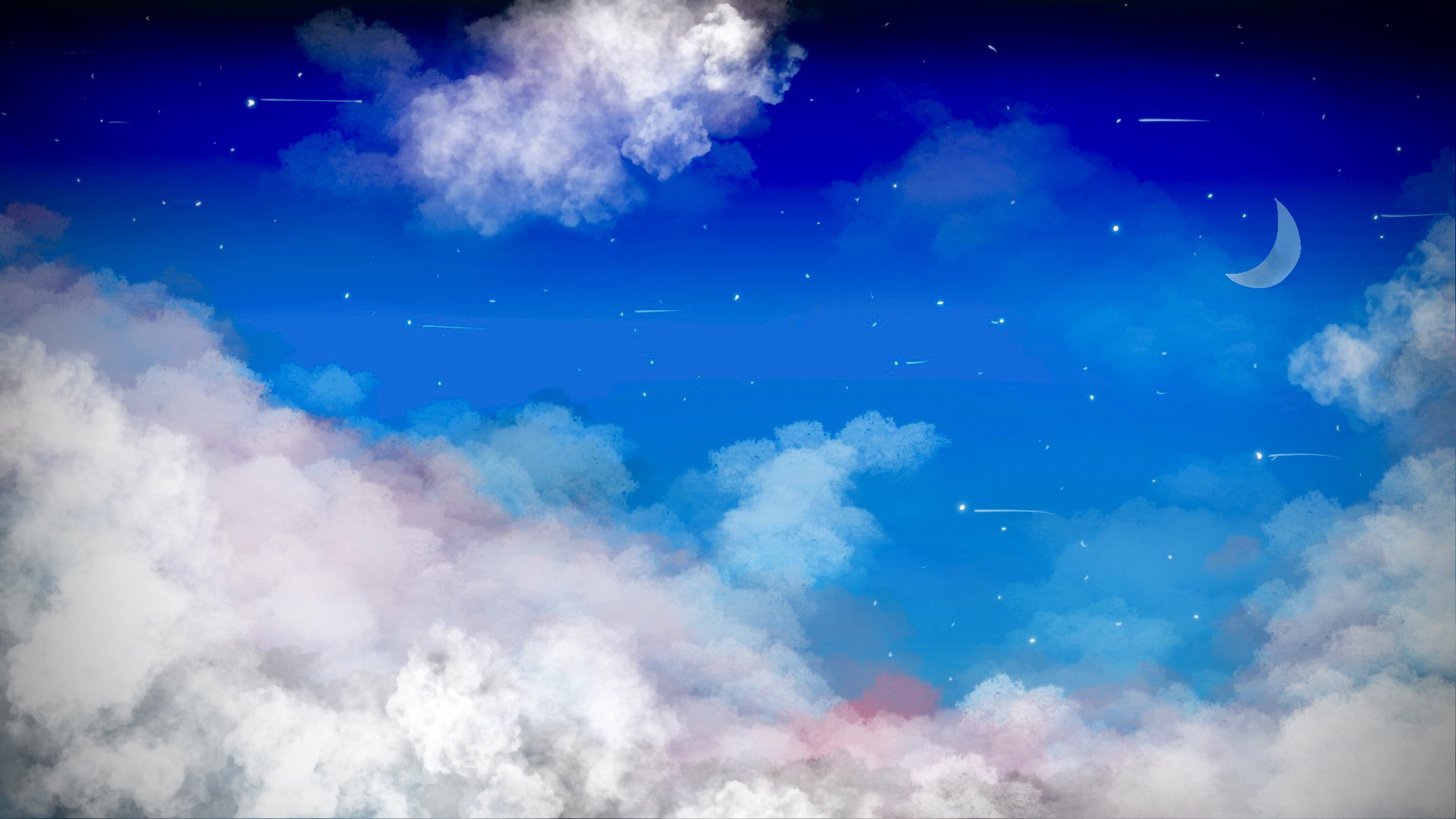 曇音ルカ ｱﾝﾈ ﾙｶ No 001公開中 おやすみvtuber フリー素材 深い夜の雲 の城をイメージして描いた絵本風イラストです 雲の上に乗れるとわりと 大人になるまで信じてました 真ん中にアバターを置いたら いい感じになりますっ お気軽に使って