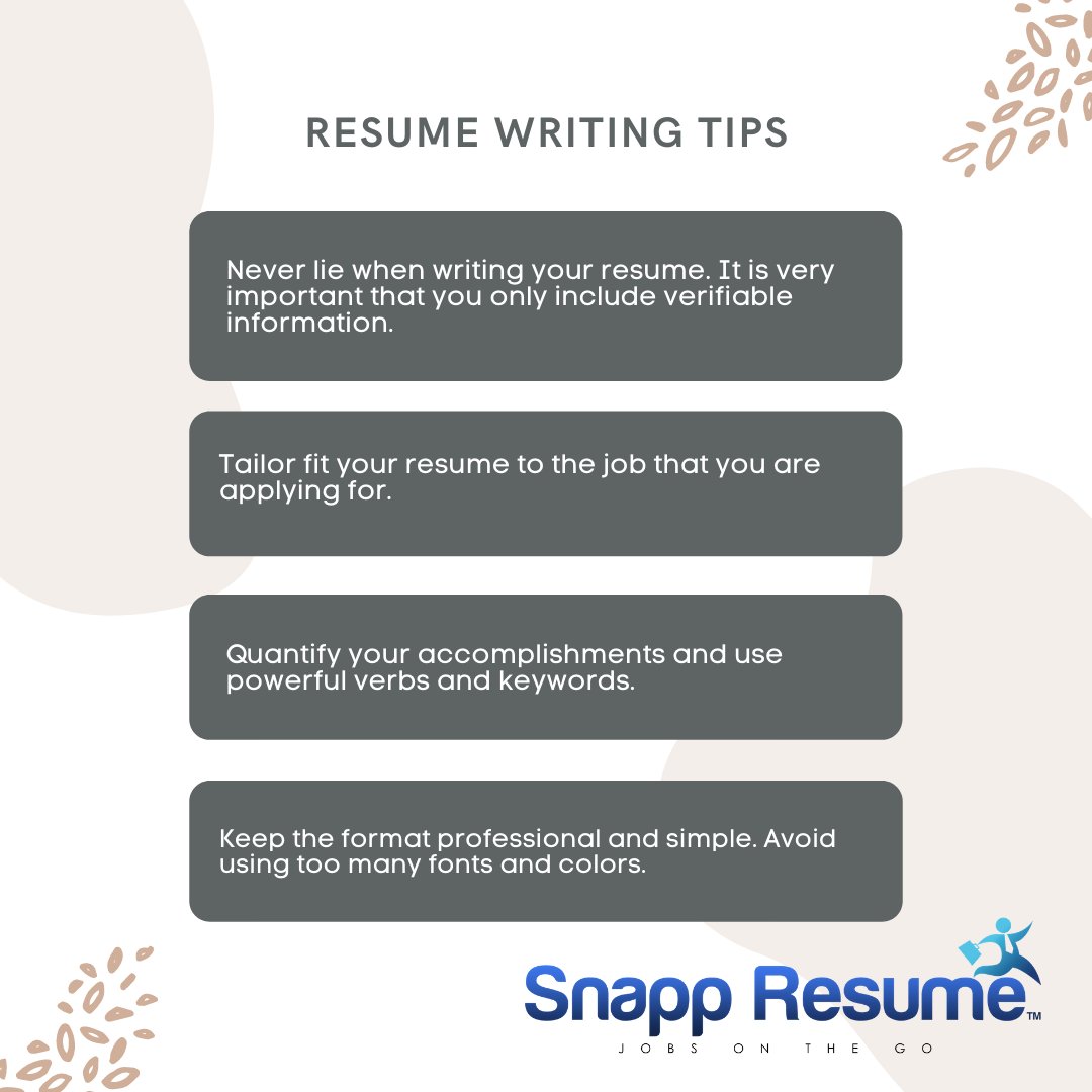 SnappResume tweet media