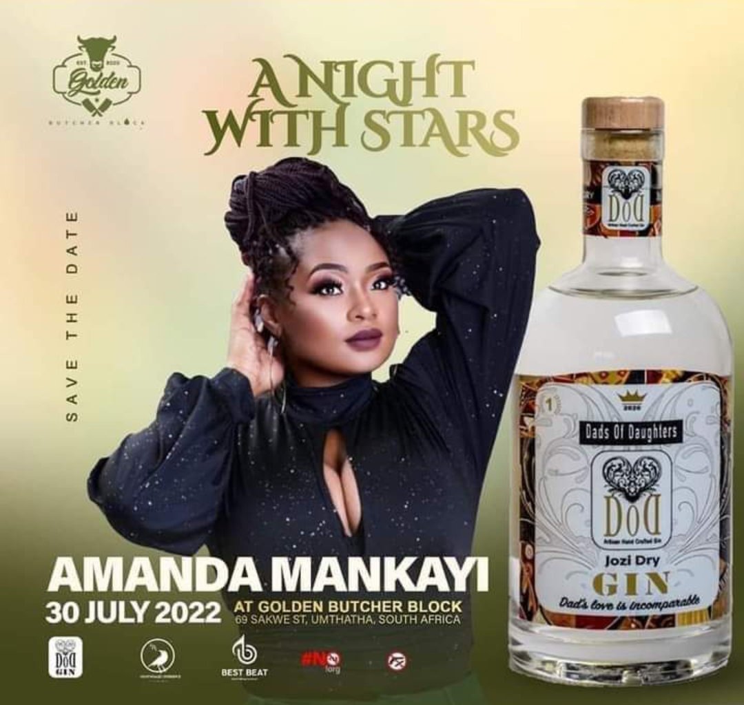sixft7latina's tweet image. Dad's of DAUGHTERS GIN presents AMANDA MANKAYI. Please Follow @DoD_Gin &amp;amp; retweet!! 🙏🏿🙌🏿