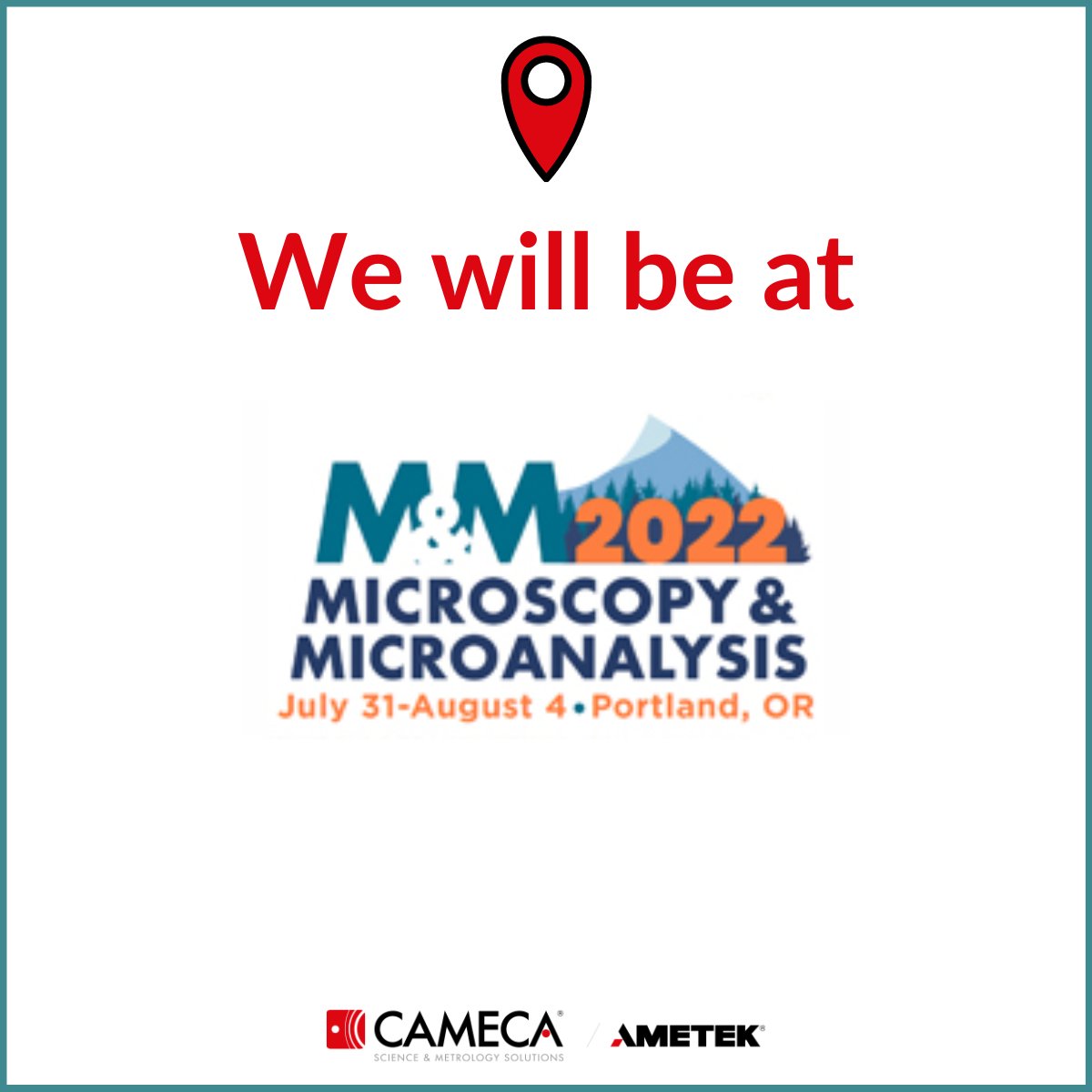 📌 Join us at #MM2022Portland we are in booth #1872. @MicroscopySoc