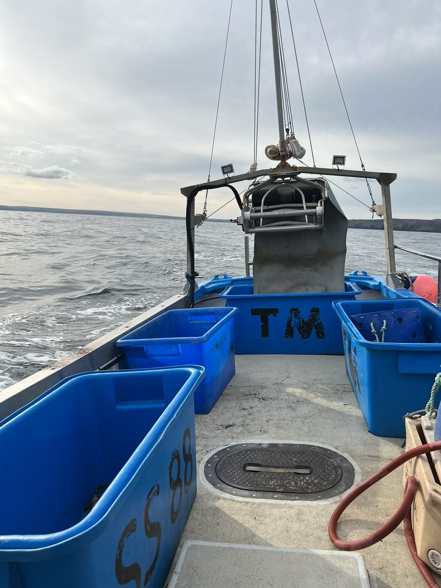 Tegenmor's tweet photo. Different day, different boat… off to try and catch a few #craws today for @wharveyandsons #newlyn deep off Zennor and beyond #cornwall #fishinglife https://t.co/K5cyrYg2Ee