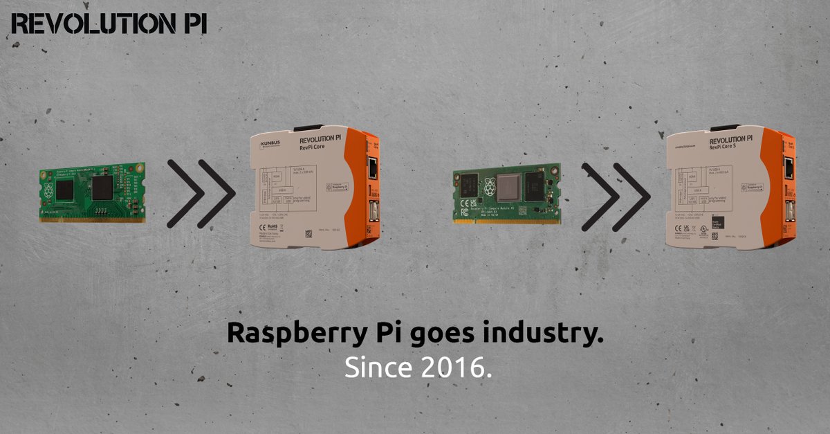 kunbus_gmbh's tweet image. With a few additions, we turned the #raspberrypi Compute Module into industrial grade hardware:
➡️IP20 polycarbonate housing 
➡️24 volt DC power supply 
➡️Advanced protection circuits and emv protection
➡️Additional digital and analog IO modules (and gateways)
#revpi #automation