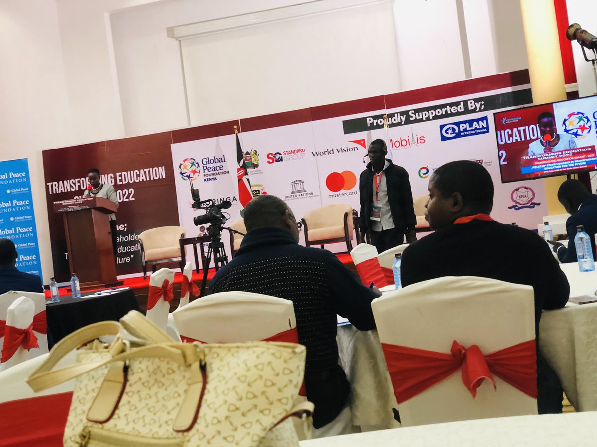 Madam Evelyn Owoko on behalf of PS Dr. Jwan State Department for Early Learning &amp; Basic Education officially opens the #Educationsummit2022 <a href="/GlobalPeaceKeny/">Global Peace Foundation Kenya</a>