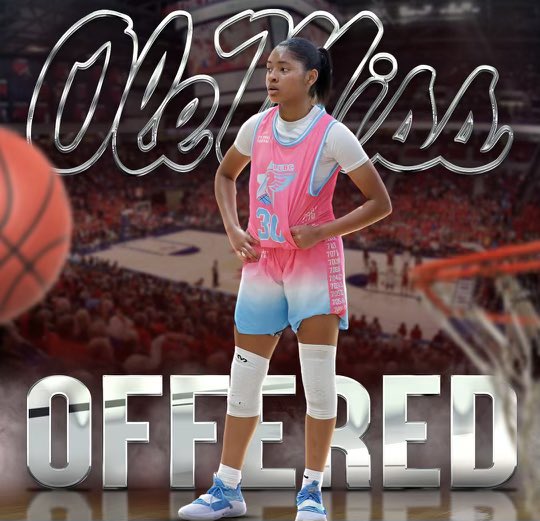 JadaRichard5's tweet photo. Blessed to receive an offer from The University of Mississippi ❤️💙 thank you! @YolettMcCuin @OleMissWBB https://t.co/KslnoLpW3Y