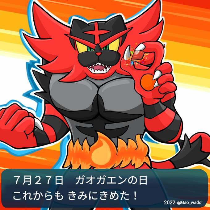 ライガさん がハッシュタグ ガオガエン をつけたツイート一覧 1 Whotwi グラフィカルtwitter分析