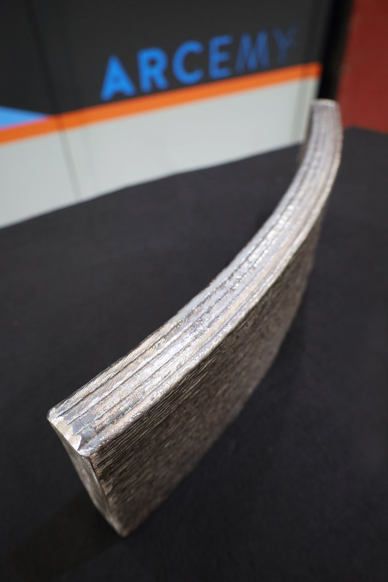 AML3DL's tweet image. #WAM bonus feature: not having to machine all facings if not required! Our Workshop and Production Manager, a qualified welding supervisor and inspector, is impressed with the raw quality of our latest projects which are now out for ultrasonic NDT. #WireAdditiveManufacturing